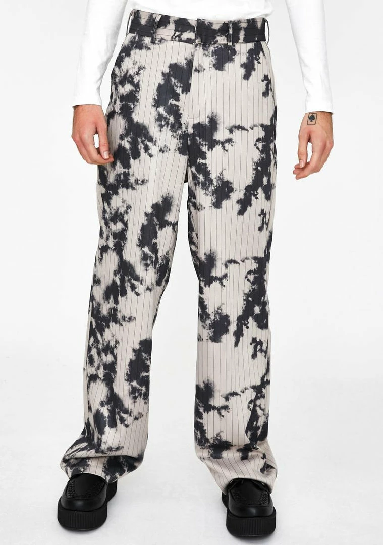 Hot Sale π Jaded London Bleach Pinstripe Relaxed Trousers Bottoms π 4 Jaded London Bleach Pinstripe Relaxed Trousers Bottoms