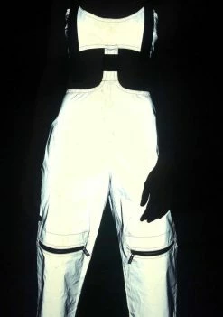 Jaded London Reflective Cut Out Cargo Jumpsuit Jumpsuits & Rompers