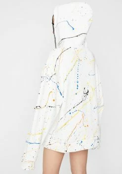 Jaded London Tops Paint Splatter Hoodie