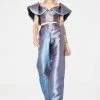 Deals π― Jaded London Pink Blue Metallic Wide Leg Trousers π 2 Jaded London Pink Blue Metallic Wide Leg Trousers