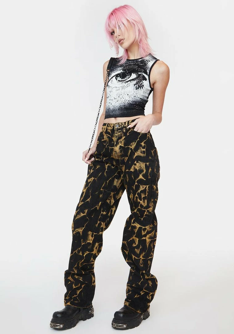 Brand new โญ Jaded London Hypnotic Tie Dye ๐ Jeans Bottoms ๐งจ 4 Jaded London Hypnotic Tie Dye Jeans Bottoms