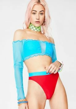 Jaded London Swim High Leg Bikini Bottoms