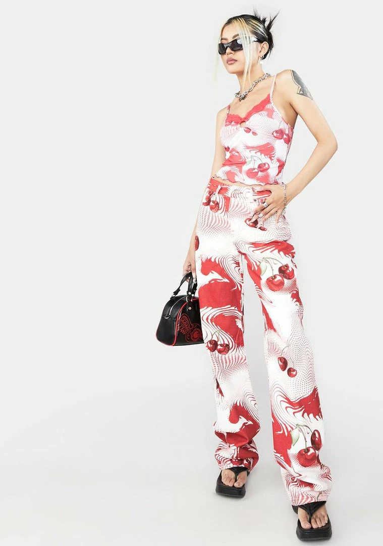 Best Pirce ๐ Jaded London Cherry Swirl Print Cami Top โ 5 Jaded London Cherry Swirl Print Cami Top