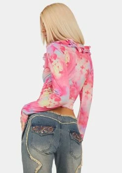 Buy 💯 Jaded London Tops Azalea Frill Crop Top 💯 9 Jaded London Tops Azalea Frill Crop Top