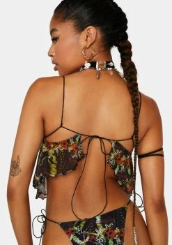 Jaded London Fly Away Bikini Top Swim