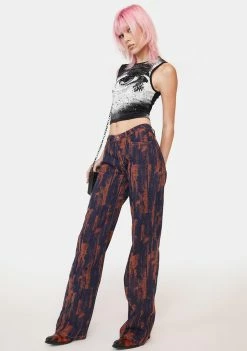 Jaded London Laddered Low Waist Jeans