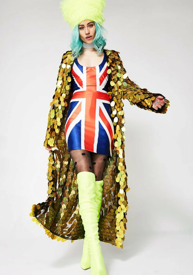 Cheap π Jaded London Gold Hologram Sequin Kimono Outerwear β 3 Jaded London Gold Hologram Sequin Kimono Outerwear