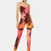 Jaded London Jumpsuits & Rompers Sunset Square Neck Catsuit