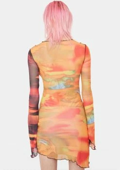 Jaded London Mystic Mesh Dress Dresses