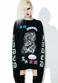 Jaded London Long Sleeve Rock Tee