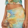 Jaded London Citrus Mesh Mini Skirt