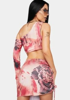 Jaded London Rosa Asymmetric Skirt