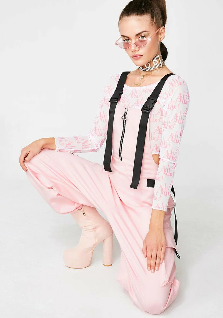 Buy ⭐ Jaded London Pink Cotton Twill Overalls Jumpsuits & Rompers ⭐ 4 Jaded London Pink Cotton Twill Overalls Jumpsuits & Rompers