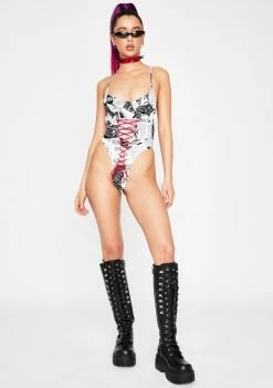 Top 10 β¨ Jaded London Newspaper Print Lace Up π©± Swimsuit π 8 Jaded London Newspaper Print Lace Up Swimsuit