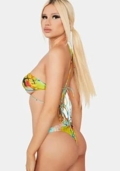 Jaded London Citrus Thong Bikini Bottoms