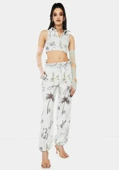 Best Sale π Jaded London Bottoms Doodle Graffiti Paperbag Waist Joggers π― 8 Jaded London Bottoms Doodle Graffiti Paperbag Waist Joggers