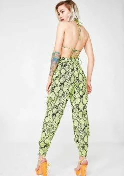 New π Jaded London Neon Green Snakeskin Combat Trousers Bottoms π 9 Jaded London Neon Green Snakeskin Combat Trousers Bottoms