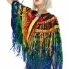 Jaded London Outerwear Festival Sequined Cape