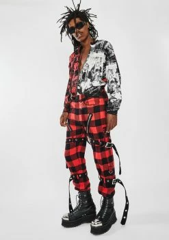Best reviews of ❤️ Jaded London Bottoms Red Plaid Buckle Punk Trousers ⌛ 7 Jaded London Bottoms Red Plaid Buckle Punk Trousers