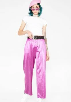 Jaded London Rhinestone Pinstripe Suit Trousers Bottoms