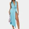 Jaded London Mamacita Halter Midi Dress